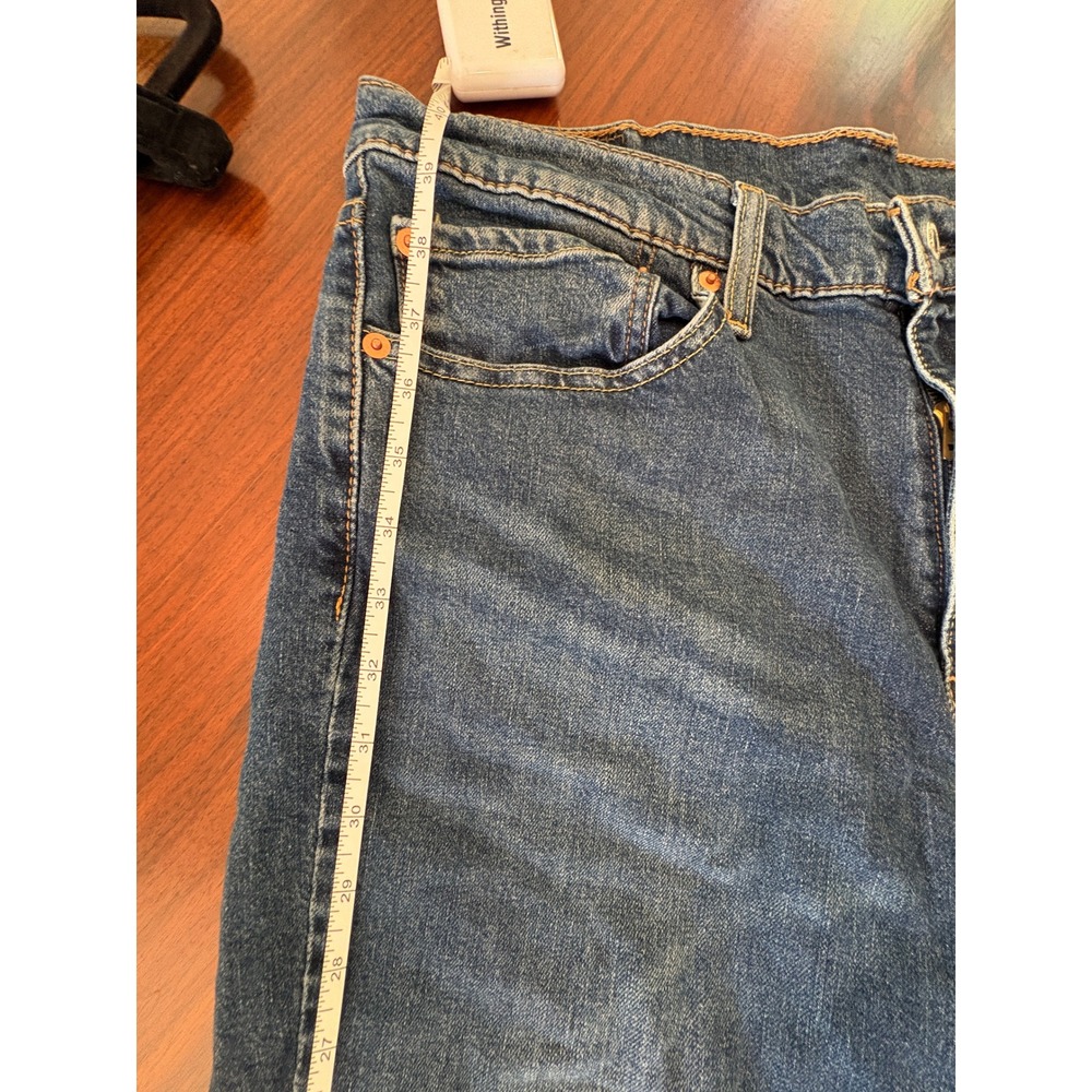Levis 511 Slim Fit Mens Jeans Blue Denim Medium Wash 36x32 (Actual 36x31) - Picture 6 of 7